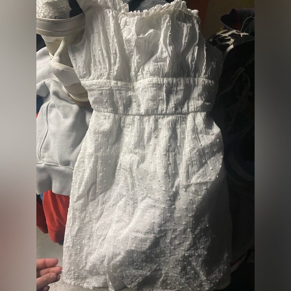 Francesca’s blue rain White Tank Top Dress Youth Size 7